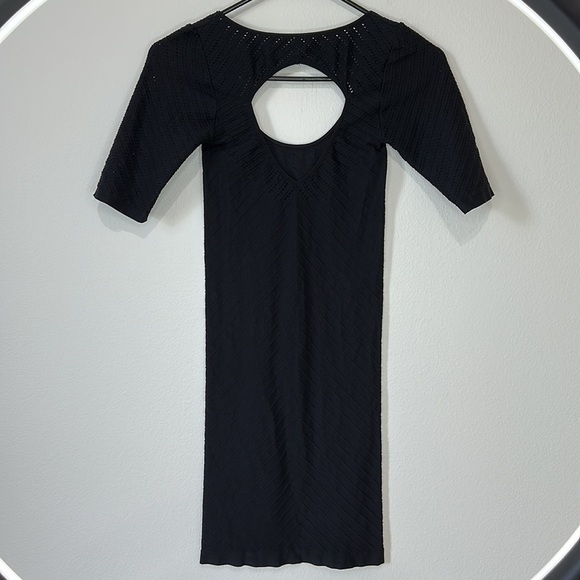 Bebe Skin Tight Bodycon Figure Hugging Mini Dress - XS - Picture 9 of 11
